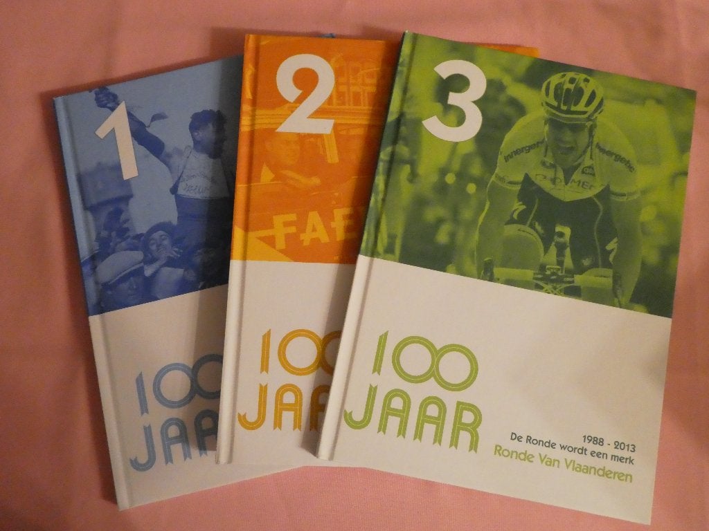 Boeken - 100 Jaar Ronde Van Vlaanderen 3 Delig, Boeken, Ophalen of Verzenden, Zo goed als nieuw, Lopen en Fietsen