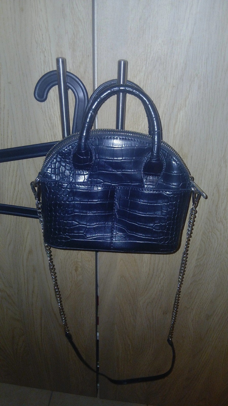 Sac à main noir crocodile, Enlèvement ou Envoi, Noir