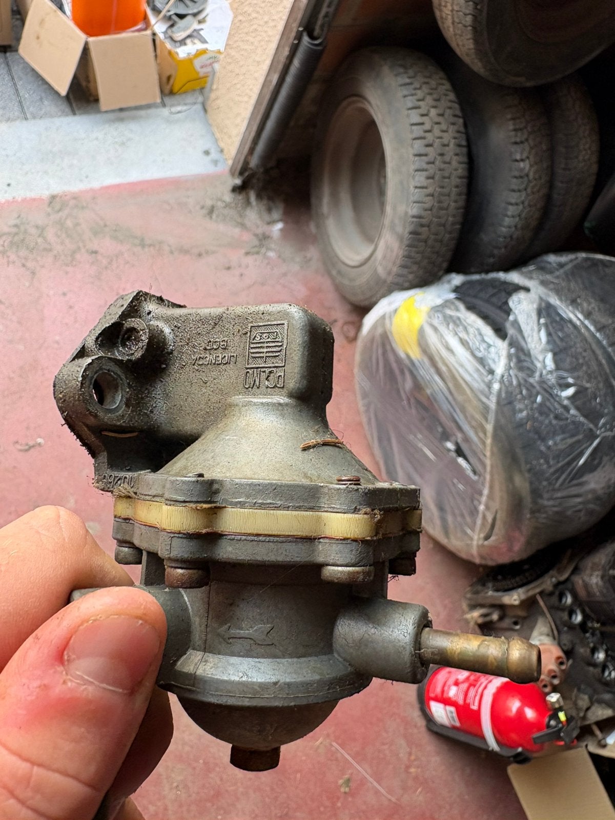 pompe essence, Enlèvement, Utilisé, Fiat