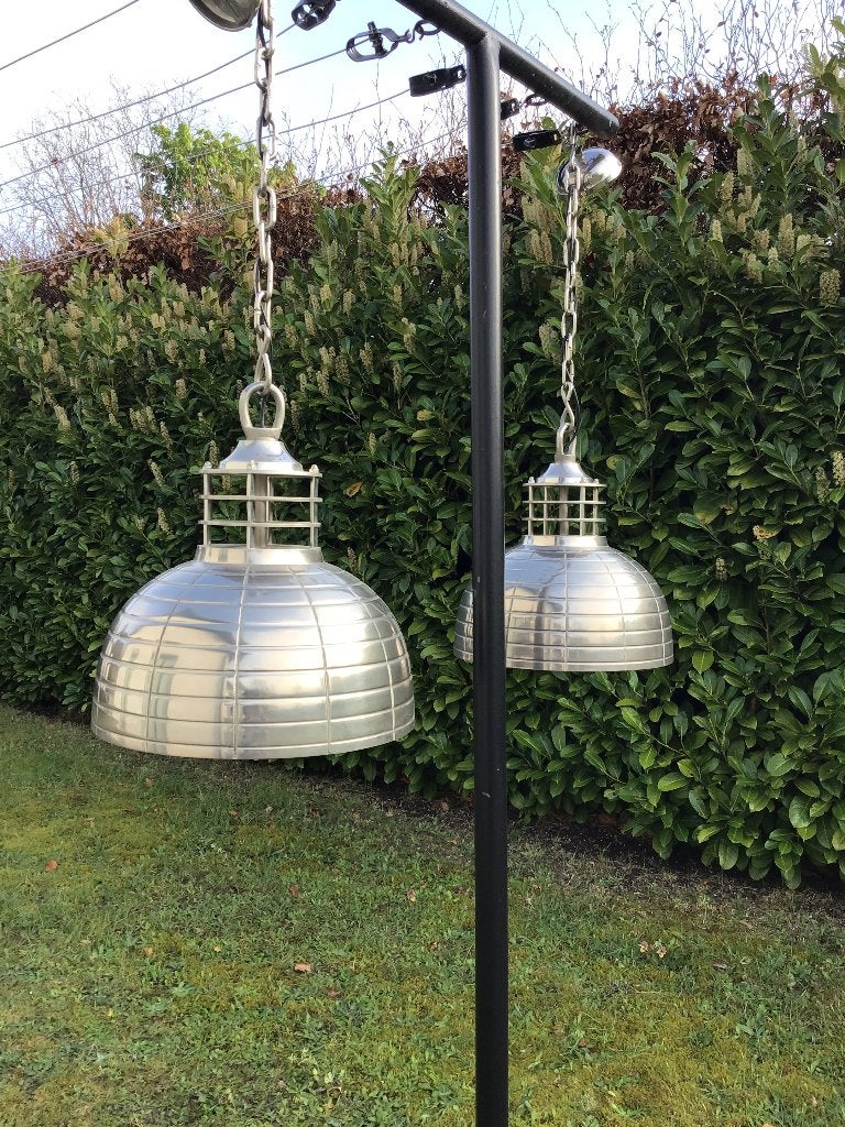 Industriële hanglamp, Huis en Inrichting, Ophalen, E27 (groot), Zo goed als nieuw, Metaal