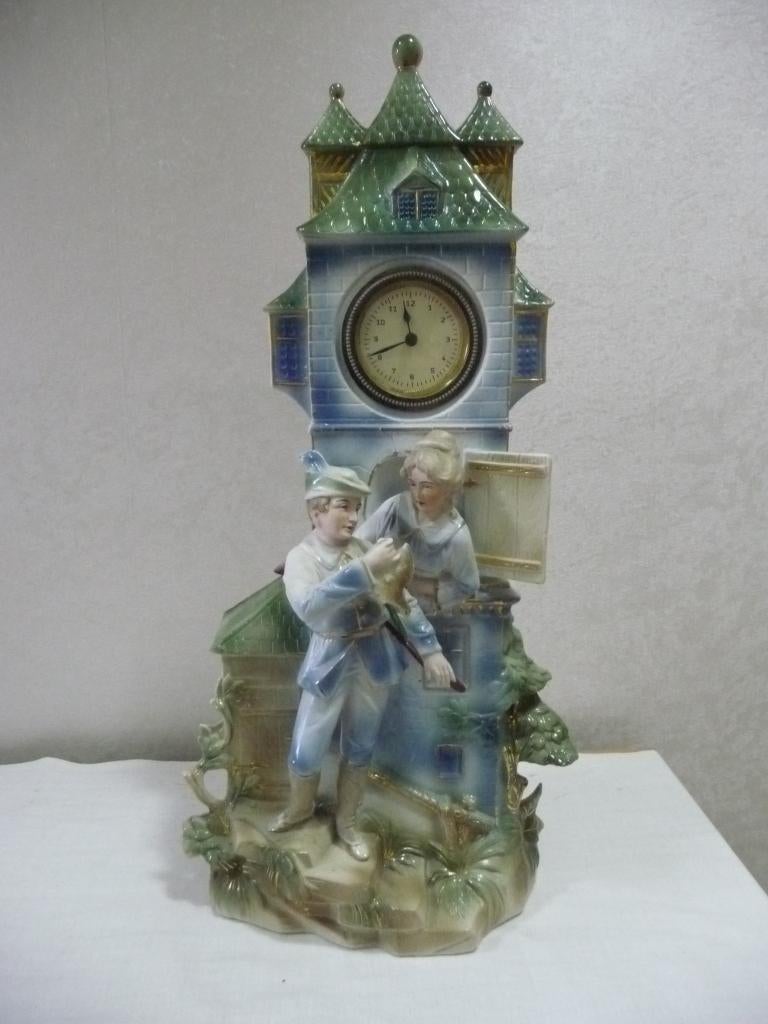ancienne horloge en biscuit, Enlèvement