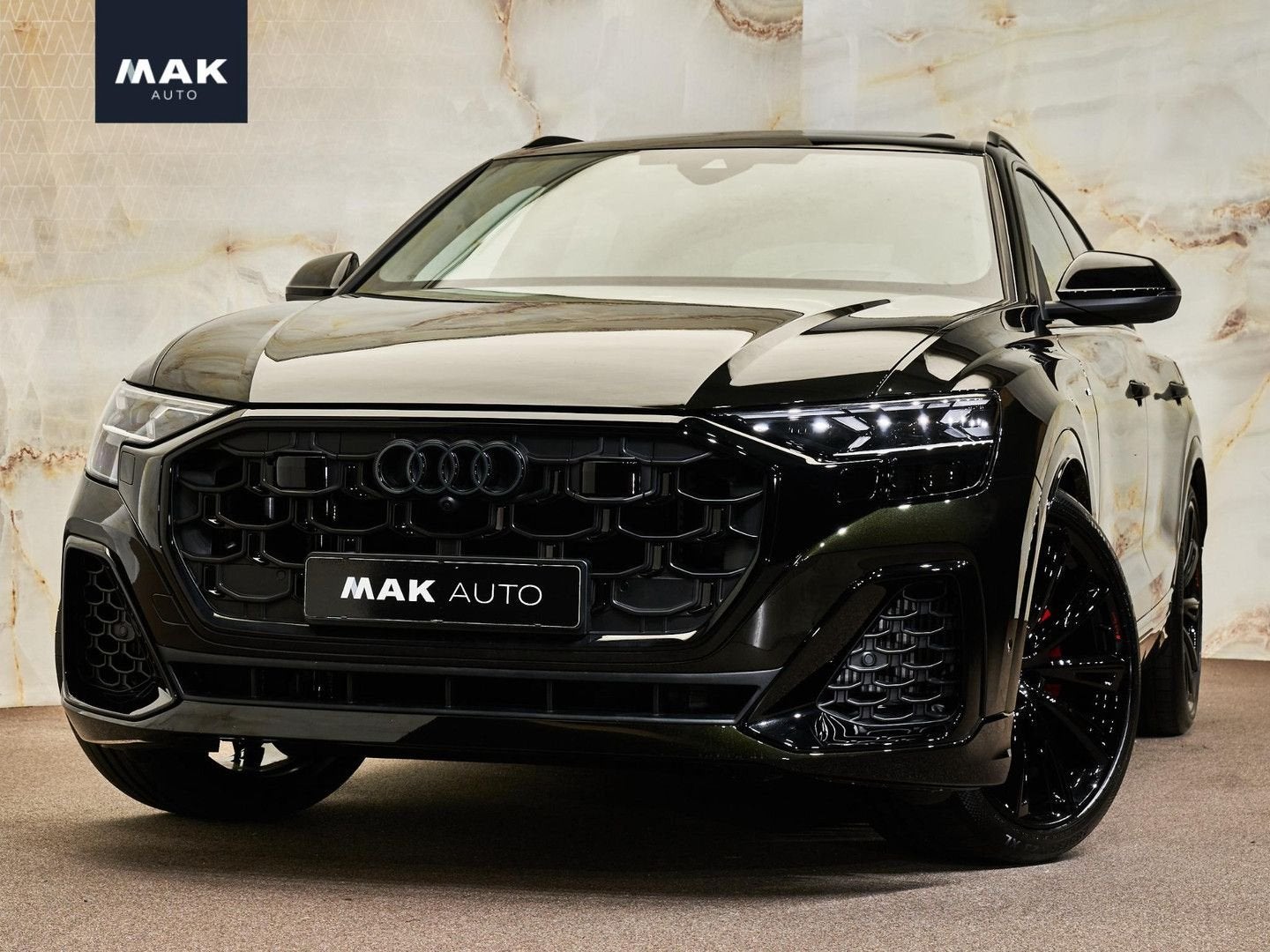 Audi Q8 60 TFSI e Quattro Pro Line S Competition , Audi Excl, Auto's, Automaat, Zwart, Q8, 26 kWh