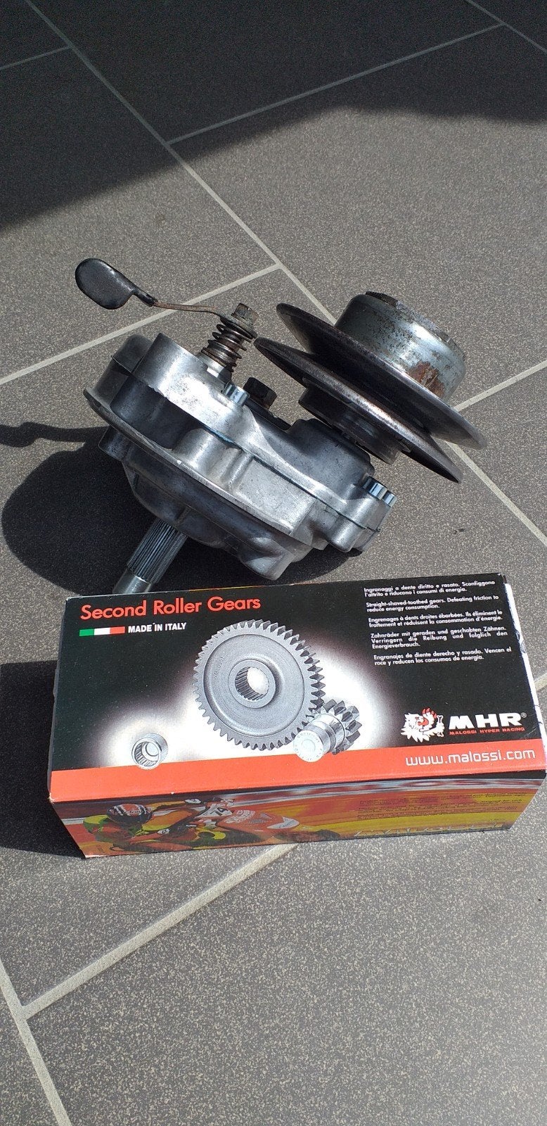 Vario boîte honda camino, Ophalen