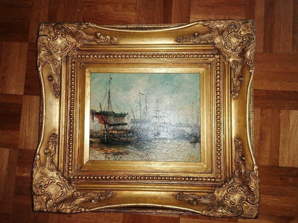 Marine schilderij, Antiek en Kunst, Ophalen