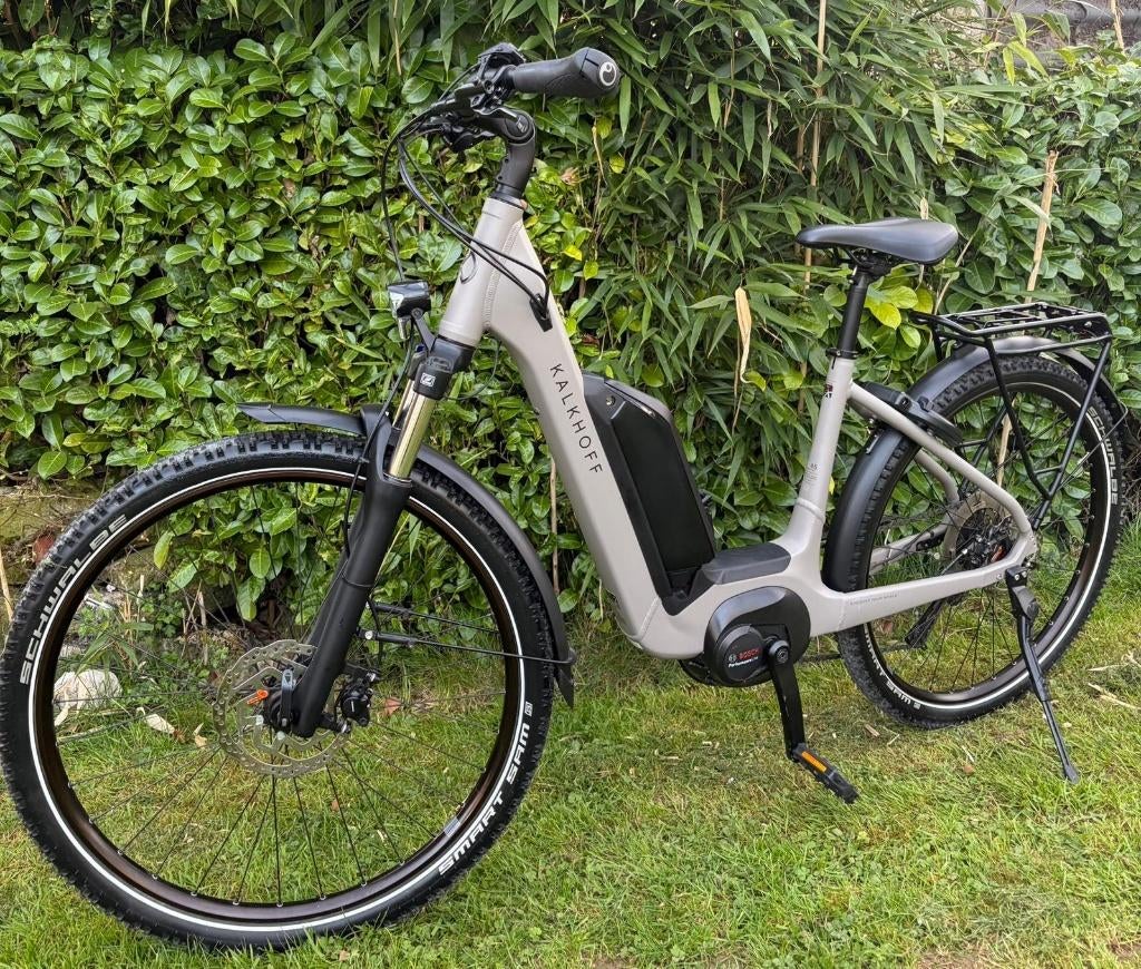 Vélo électrique Kalkhoff, Ophalen, Zo goed als nieuw, 50 km per accu of meer, Overige merken