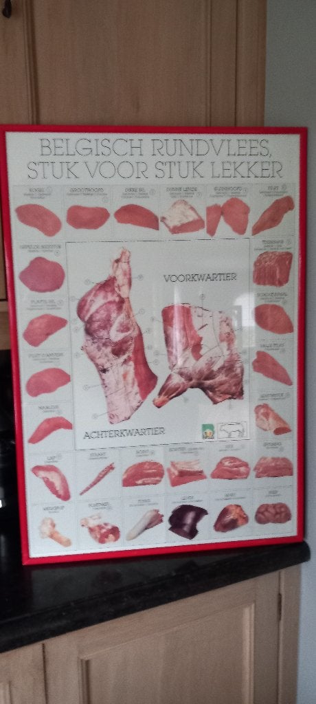 Slagersafbeeldingen, Antiek en Kunst, Ophalen of Verzenden