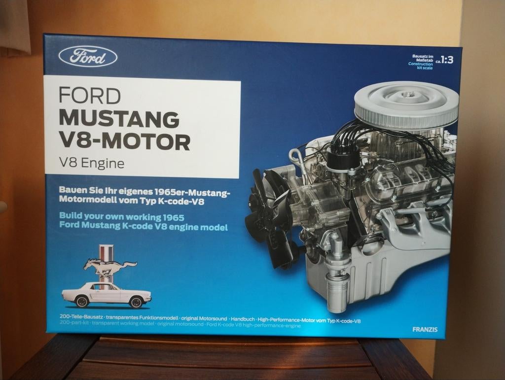 Bouwdoos Ford Mustang V8-motor, Enlèvement