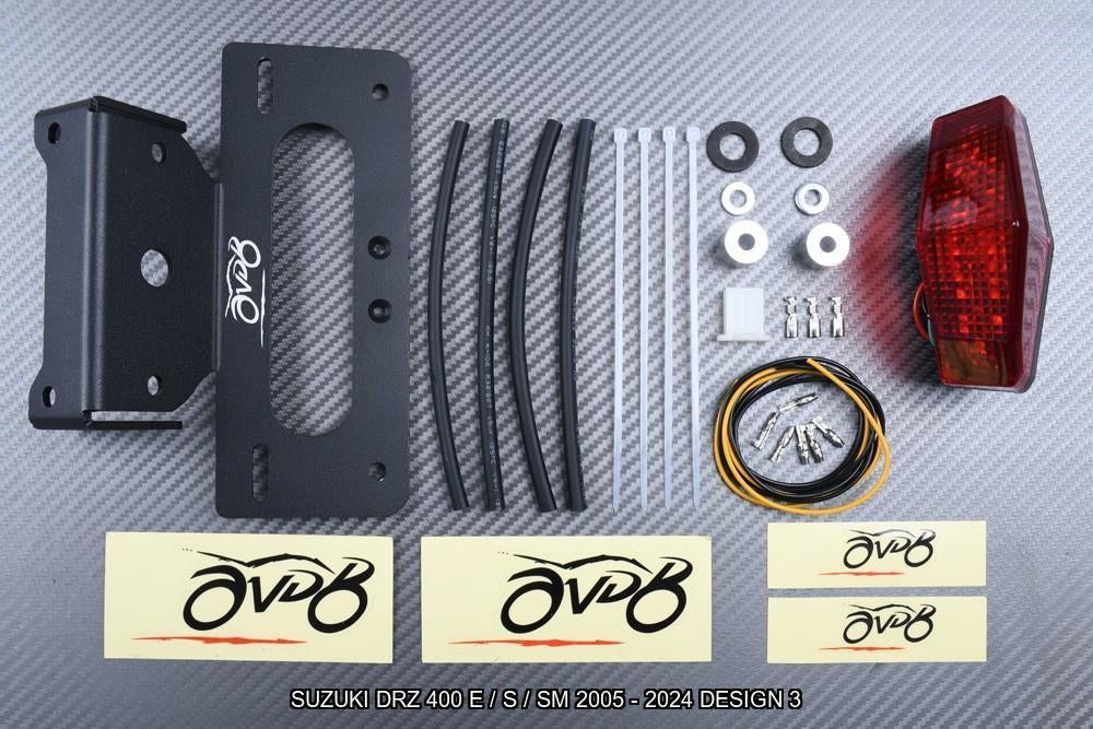 Kentekenplaathouder SUZUKI DRZ 400 E / S / SM 2005 - 2024, Motoren, Ophalen of Verzenden, Nieuw