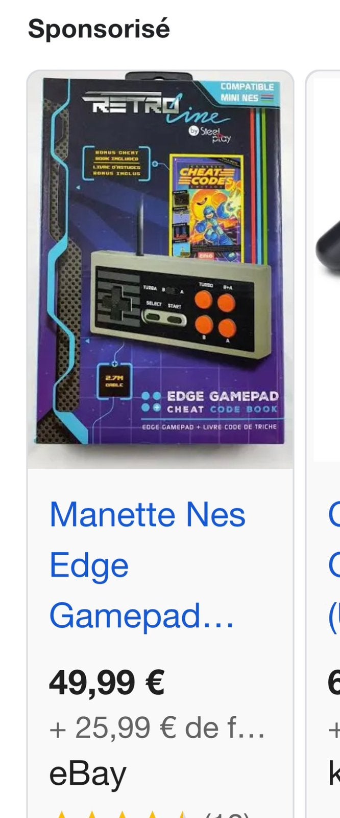 Jeux manette nes gamepad, Enlèvement ou Envoi, Neuf