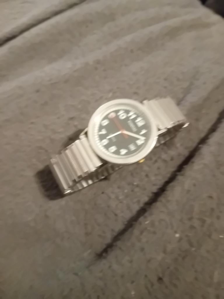 Horloge, Staal, Staal, Polshorloge, Zo goed als nieuw