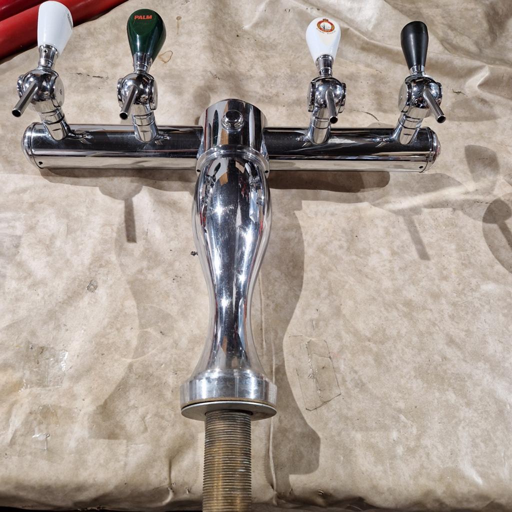 Professionele 4 taps biertap , bier tap tapkraan ,  witbier, Ophalen of Verzenden, Palm