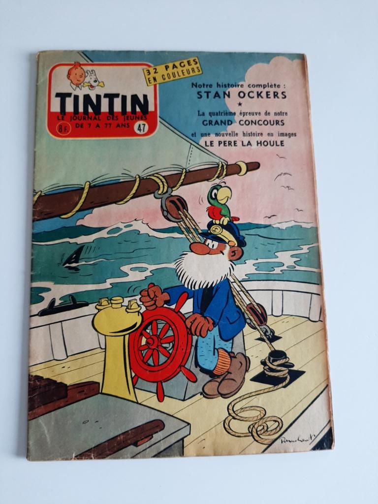 Tintin magazine nr 47 ( 1956), Boeken, Stripverhalen, Ophalen of Verzenden