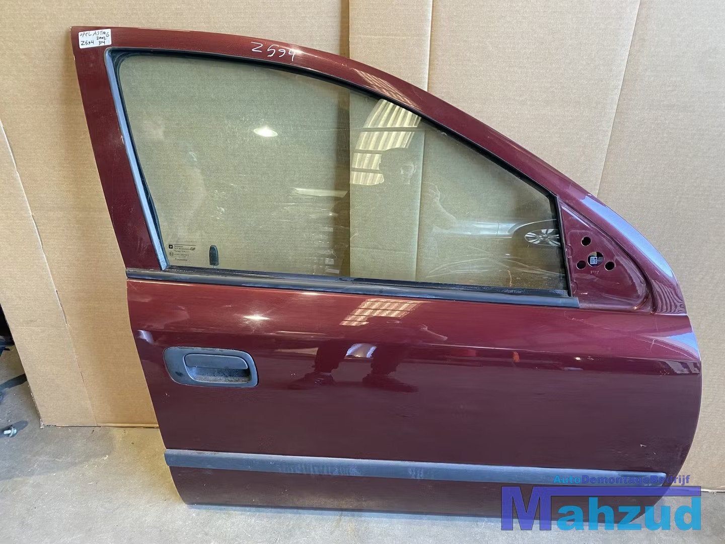 OPEL ASTRA G Bruin Z594 rechts voor deur portier, Gebruikt, Deur, Opel Automobile GmbH, Kontakt@opel-infoservice.de