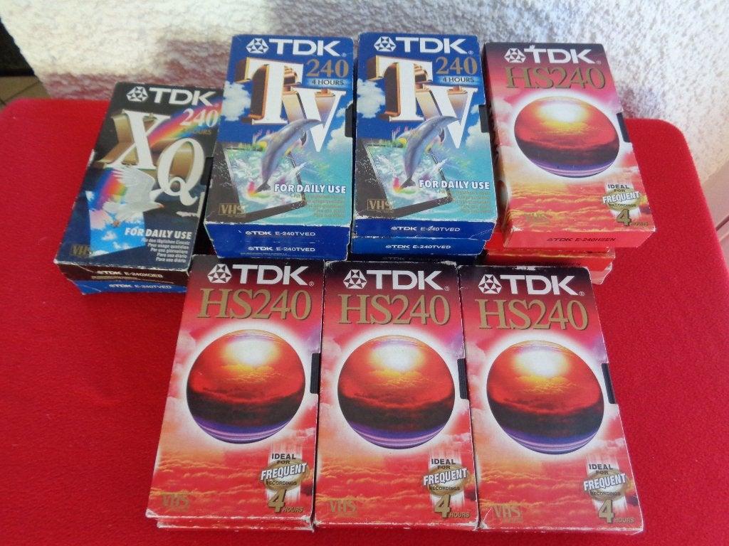 Cassette VHS / TDK 240 occasion., CD & DVD, VHS | Film, Utilisé, Autres genres, Envoi