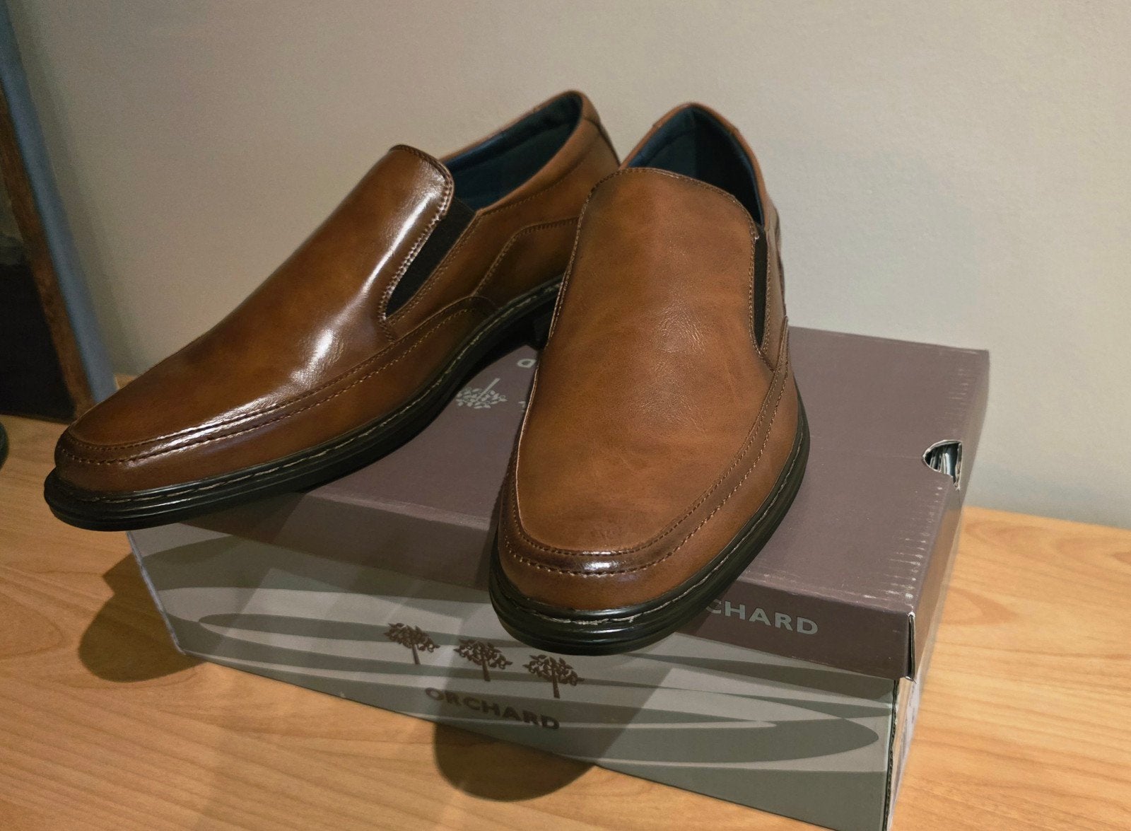 Nouvelles chaussures pour hommes, Neuf, Orchard, Brun, Enlèvement