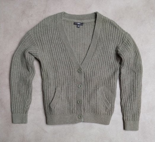 JBC – Kaki gebreide gilet met alpaca – Maat 134, Meisje, Trui of Vest, JBC, Ophalen of Verzenden