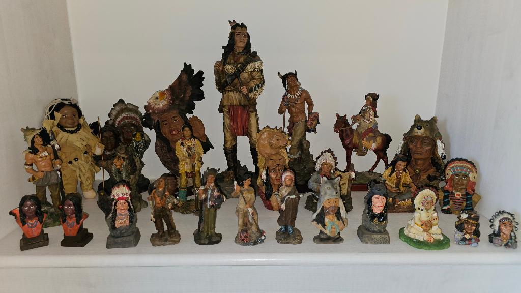 diverse indianen beelden 30 stuks, Enlèvement, Comme neuf