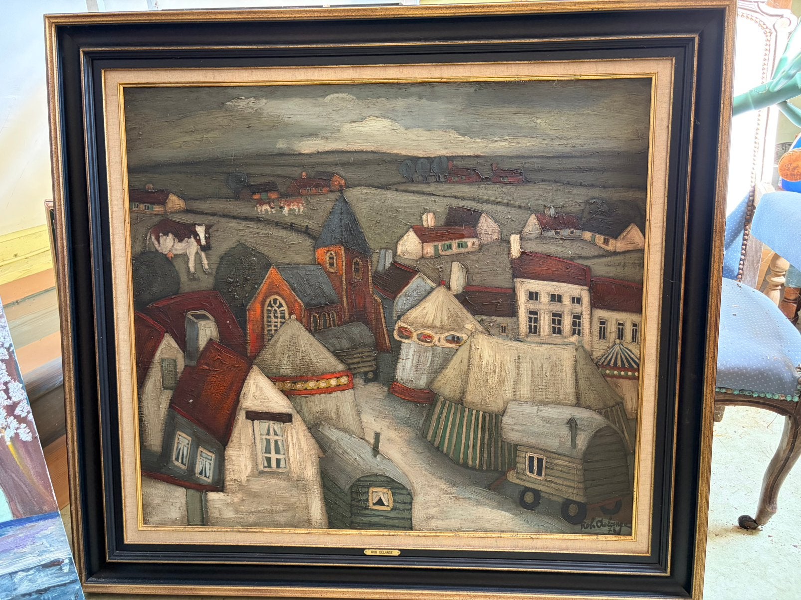 Peinture Rob Delange, Enlèvement