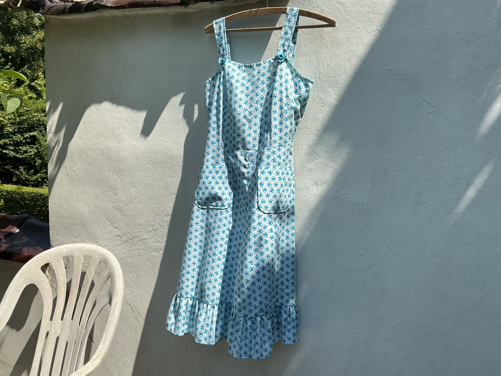 Robe, bain de soleil neuve - T 42, Enlèvement ou Envoi, Neuf, Bleu