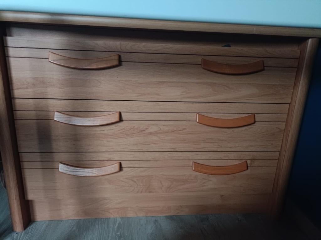 Ladekast in hout, Ophalen, Gebruikt, 100 tot 150 cm, 3 of 4 laden