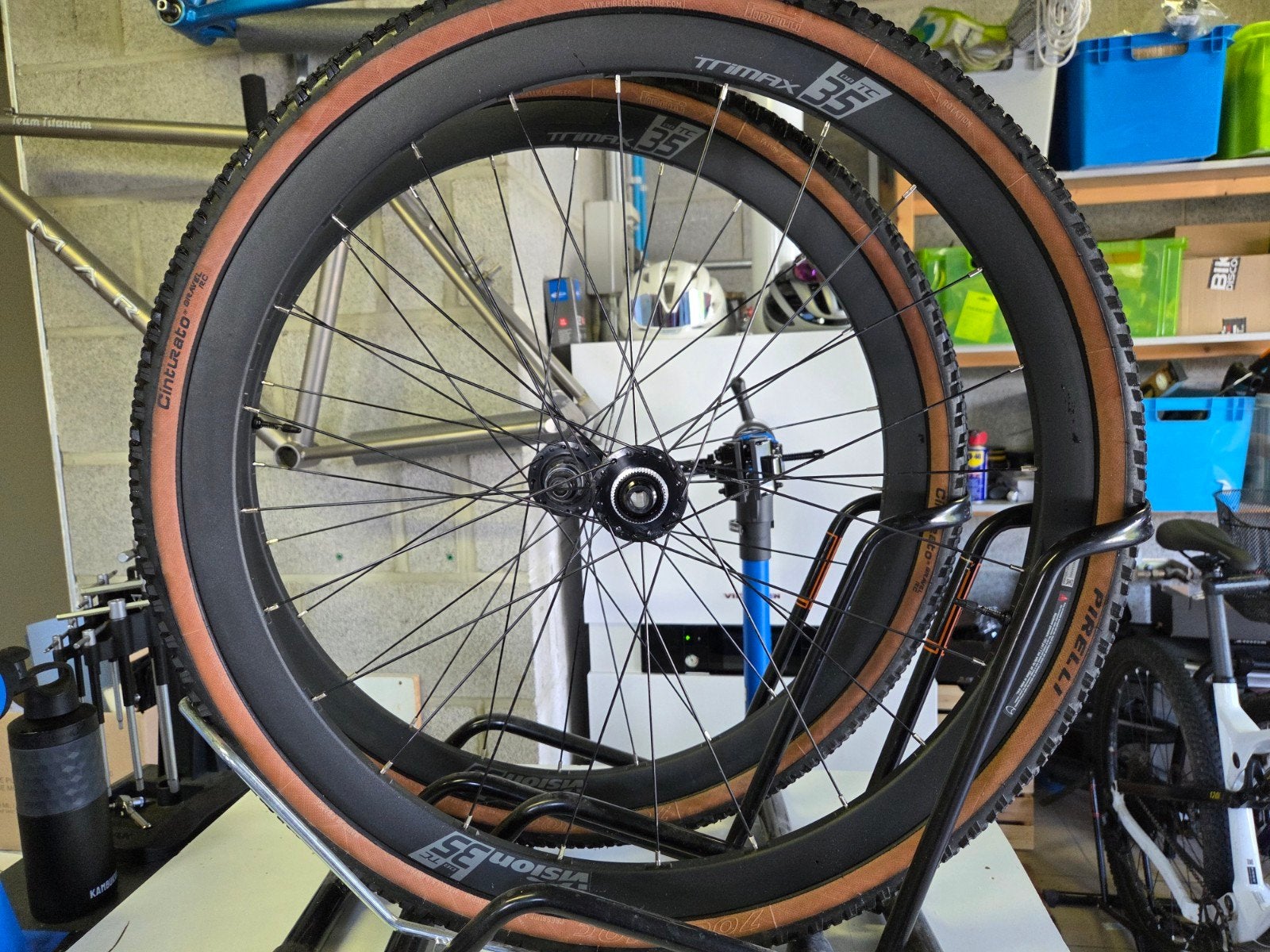 Paire roues Vision Trimax 35_ gravel 700, Enlèvement ou Envoi