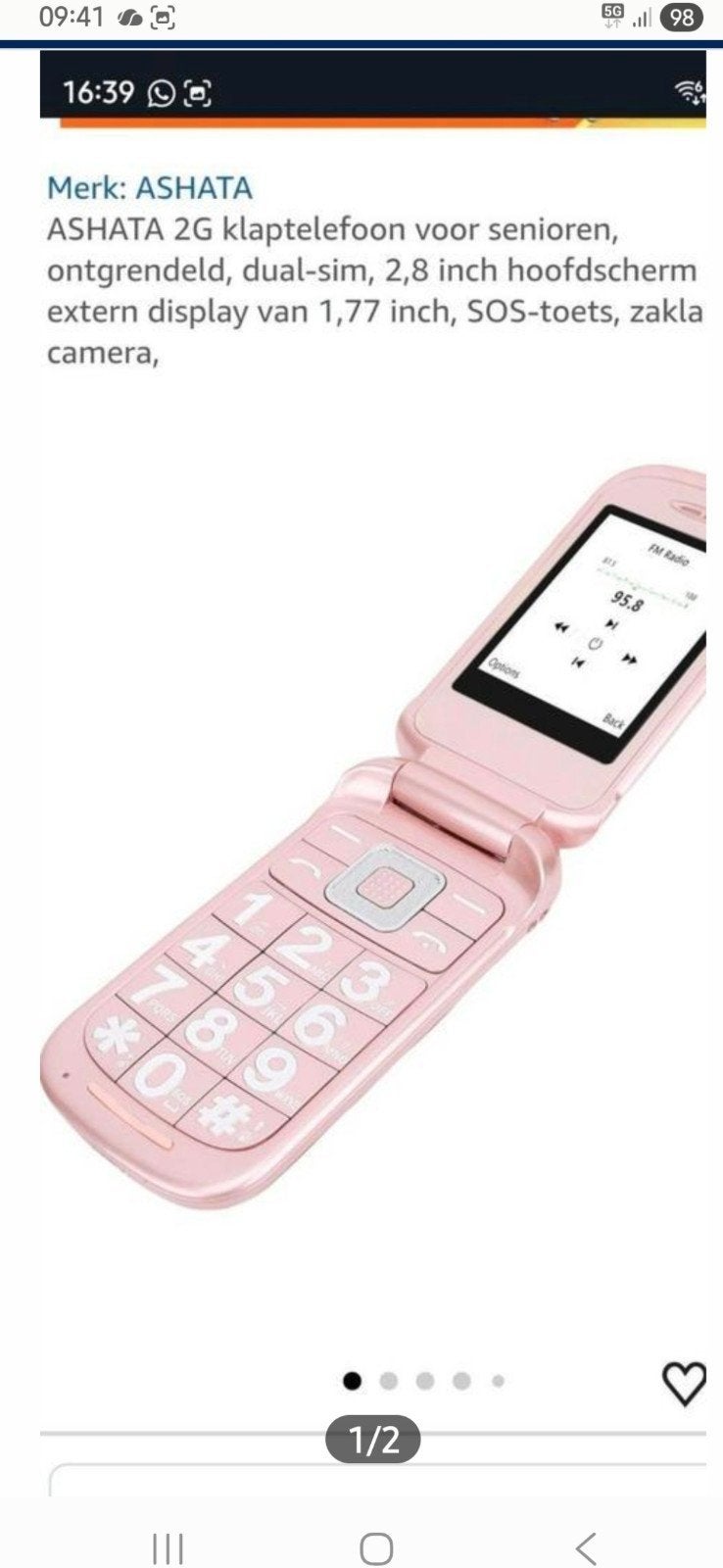 nieuwe gsm gesloten verpakking, Telecommunicatie, Ophalen