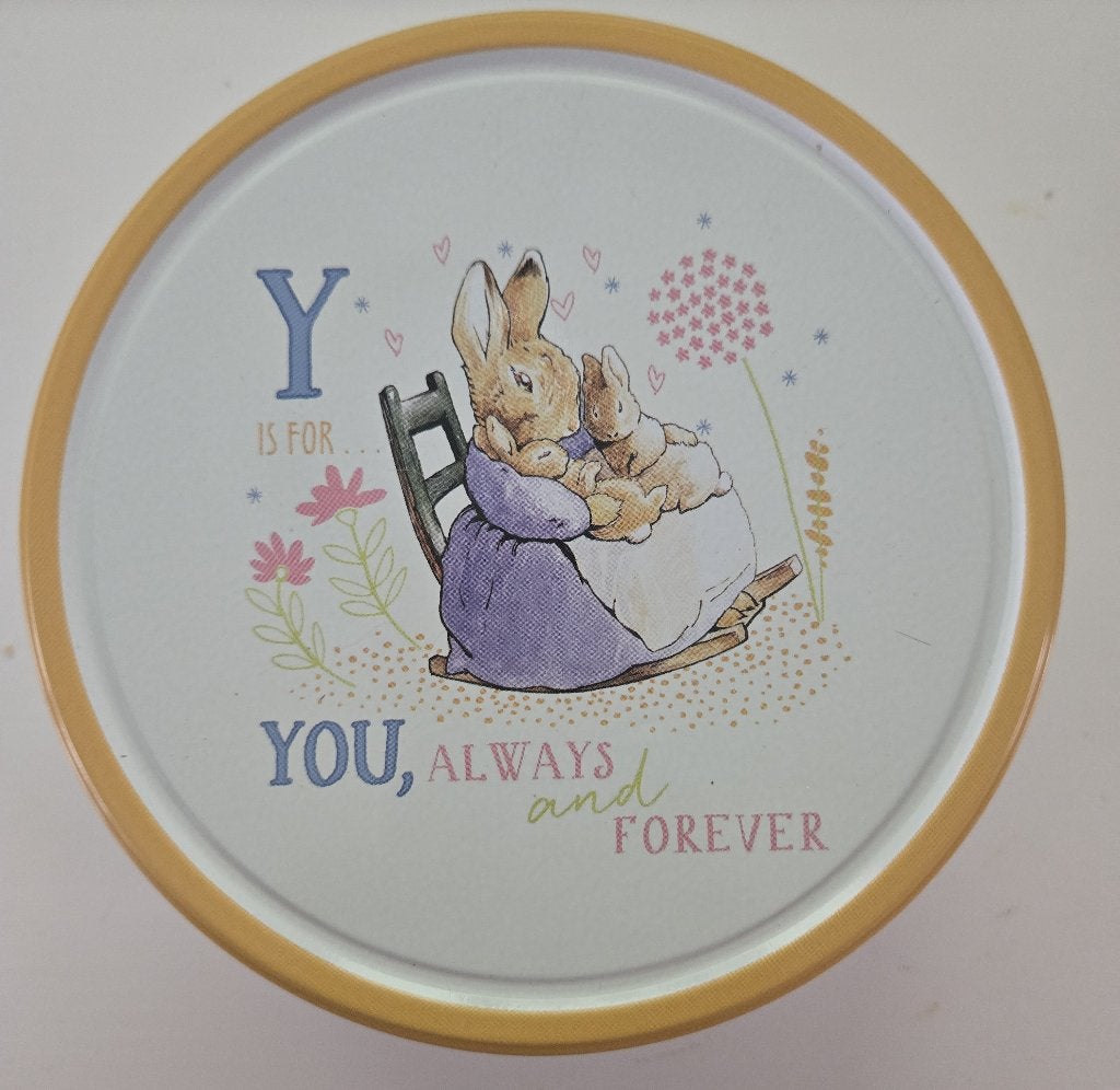 beatrix potter metalen blikken koekendoos, Verzamelen, Blikken, Verzenden, Zo goed als nieuw, Koek(jes), Overige merken