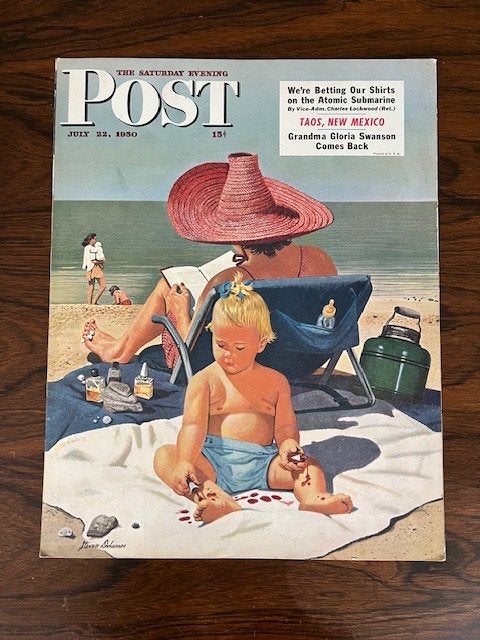 Saturday Evening Post (1950-1951), Ophalen, A1 t/m A3, Reclame, Rechthoekig Staand