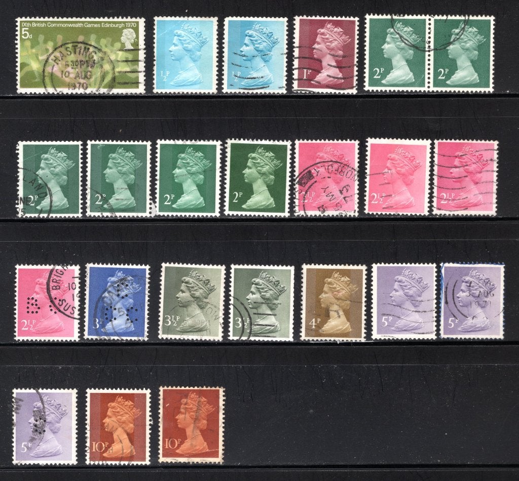 GROOT BRITTANIE Lot 1970 gestempeld, Postzegels en Munten, Postzegels | Europa | UK, Verzenden, Gestempeld