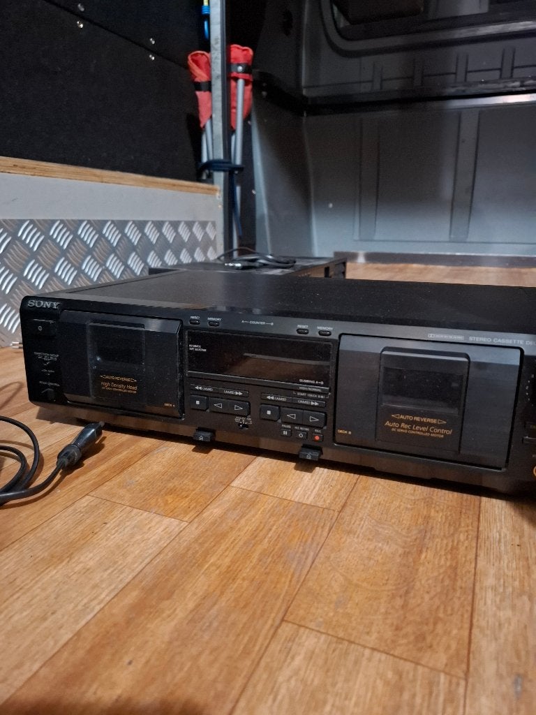 Sony dubbele cassette speler, TV, Hi-fi & Vidéo, Enlèvement, Double, Sony