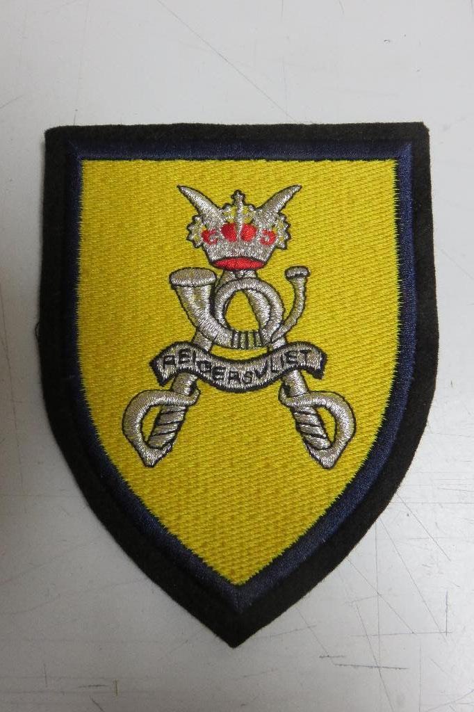 Ecusson de poche 2ième Chasseurs à Cheval, Enlèvement ou Envoi, Armée de terre, Emblème ou Badge