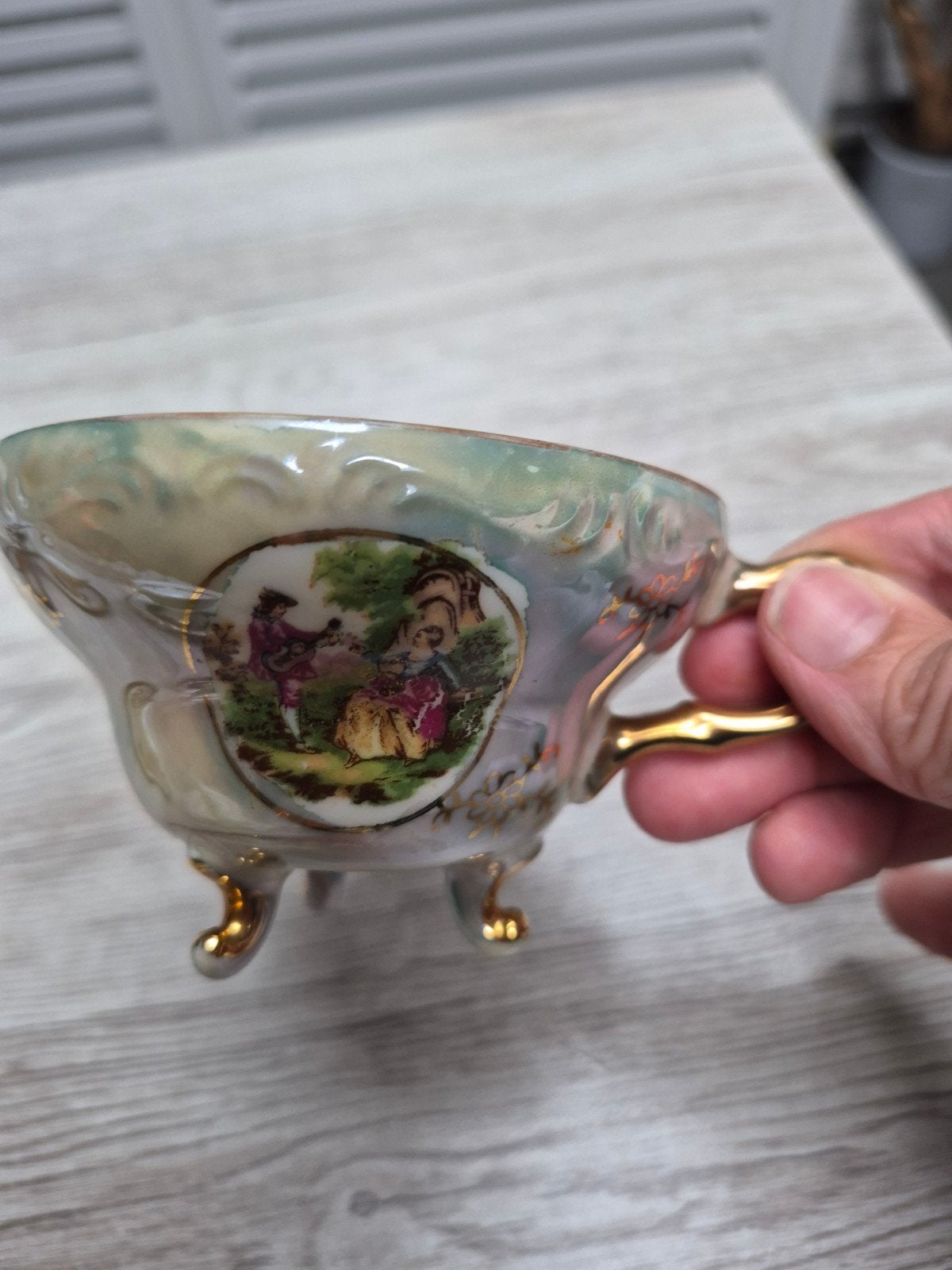 kop zonder schotel plus minus 70 jaar oud, Antiek en Kunst, Ophalen of Verzenden