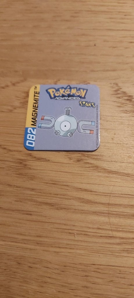 magneet speelgoed pokemon panini staks Magnemite 2003, Ophalen of Verzenden, Nieuw