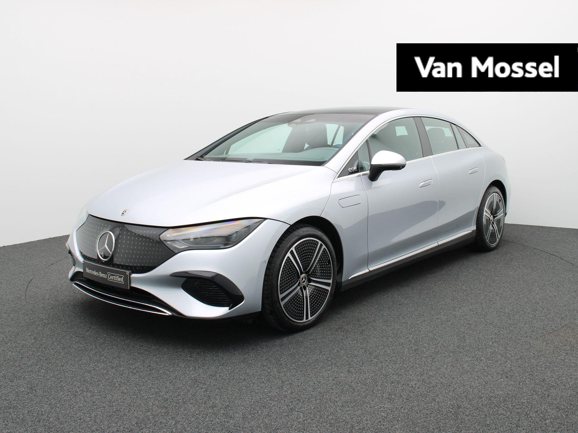 Mercedes-Benz EQE 350 4MATIC Luxury Line + LEDER + BURMESTER, Auto's, Automaat, Automatische klimaatregeling, 96 kWh, 2475 kg