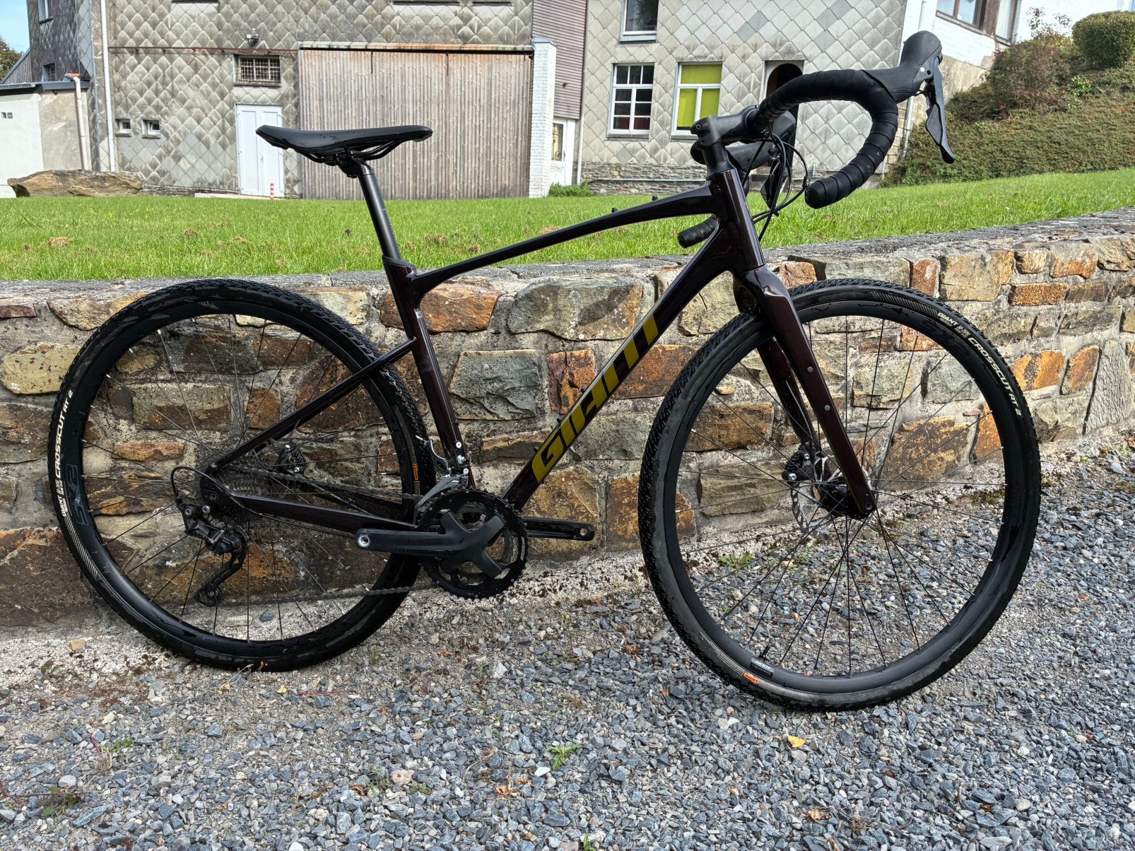 Gravel Bike Giant, Fietsen en Brommers, Ophalen, 28 inch, Gebruikt, 10 tot 15 versnellingen