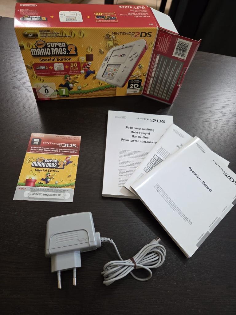 consol 2ds, Games en Spelcomputers, Spelcomputers | Nintendo 2DS en 3DS, Met games, Wit, 2DS, Ophalen of Verzenden