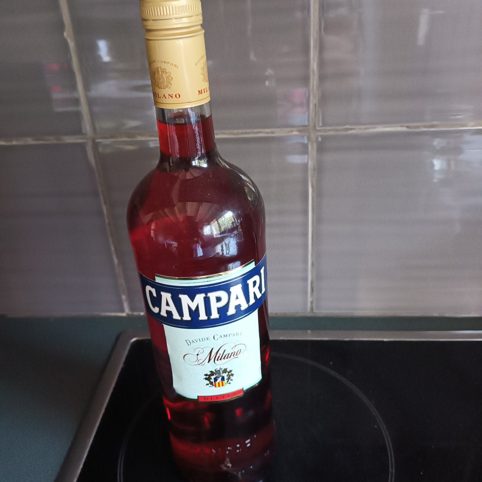3 flessen campari 1l., Ophalen