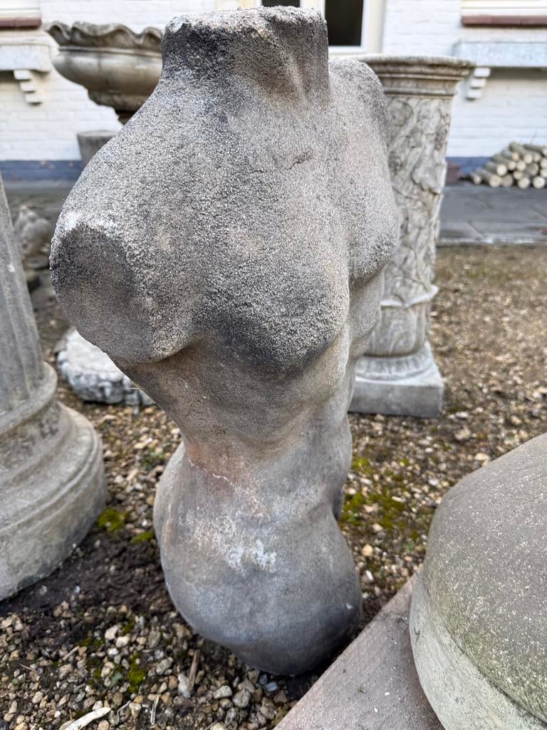 Burste van man, Tuin en Terras, Tuinbeelden, Zo goed als nieuw, Mensenbeeld, Steen, Ophalen of Verzenden