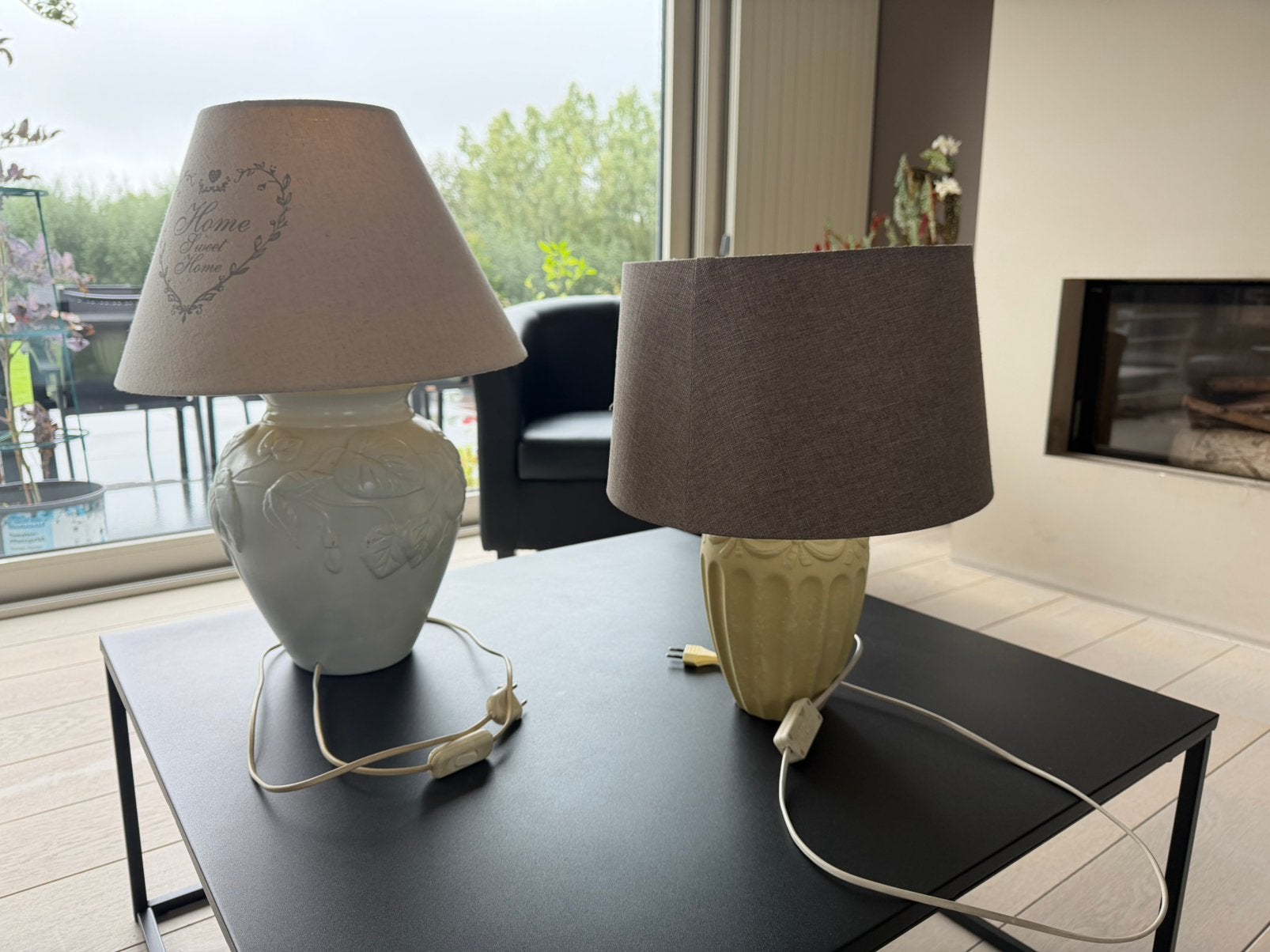 lampadaire ,  vloerlamp , tafellamp, Ophalen, Gebruikt