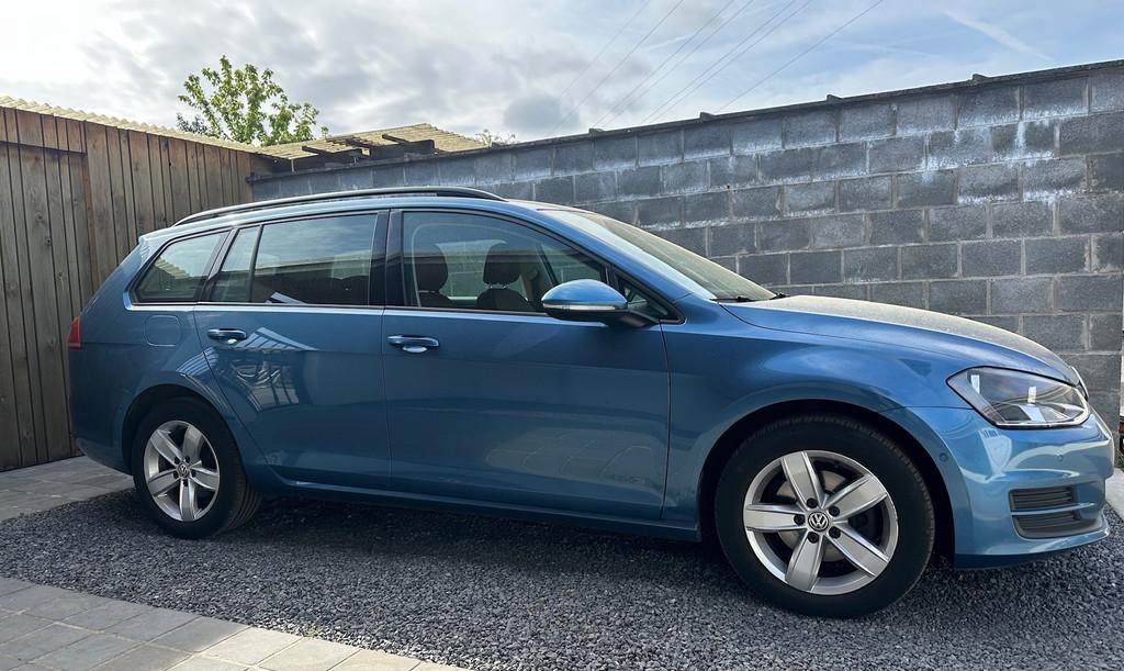 Volkswagen Golf Variant VII 1.2 TSI Comfortline Navigatie Le, Voorwielaandrijving, Gebruikt, 4 cilinders, Blauw