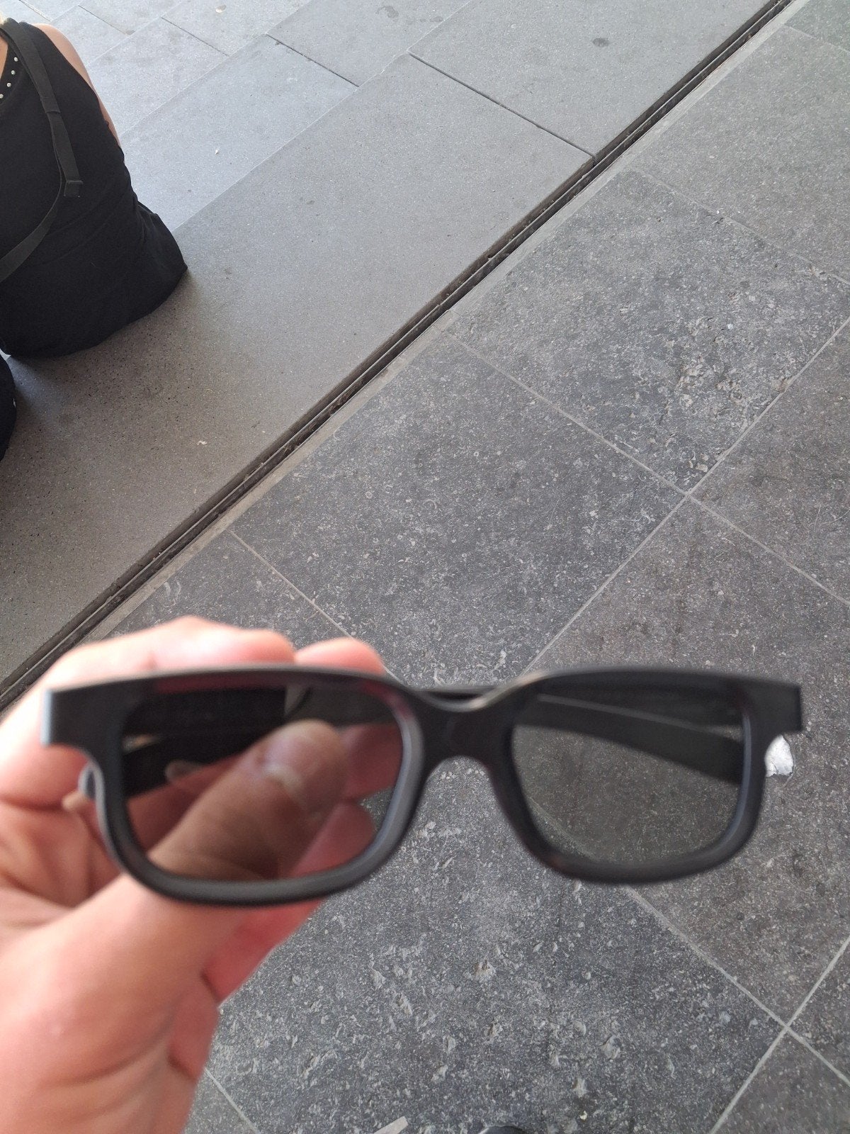 3d bril × 2, Ophalen, Zwart, Bril