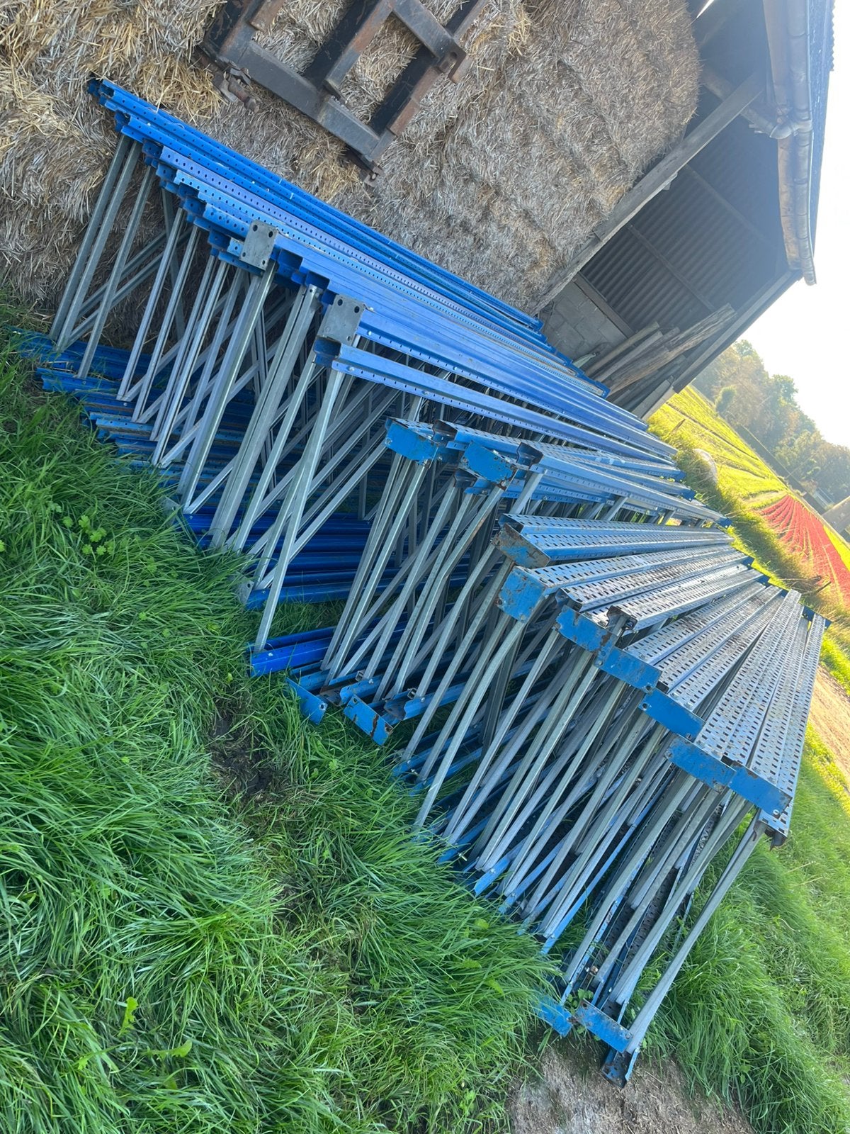 Gebruikte palletstelling, Doe-het-zelf en Bouw, Ophalen, Gebruikt, 2 tot 5 meter