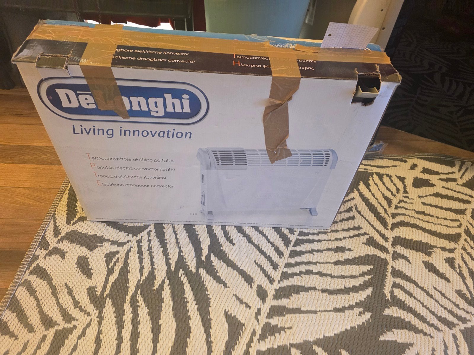 delonghi electrische draagbare. convector, Doe-het-zelf en Bouw, Ophalen, Nieuw, Overige typen