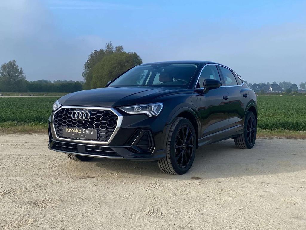 Audi Q3 Sportback Sportback,Plug in Hybrid,Leder,elektr koff, Auto's, Audi, Automaat, 4 cilinders, Zwart, Leder