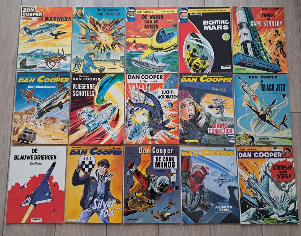 Verzameling strips: Dan Cooper, Boeken, Ophalen of Verzenden, Gelezen