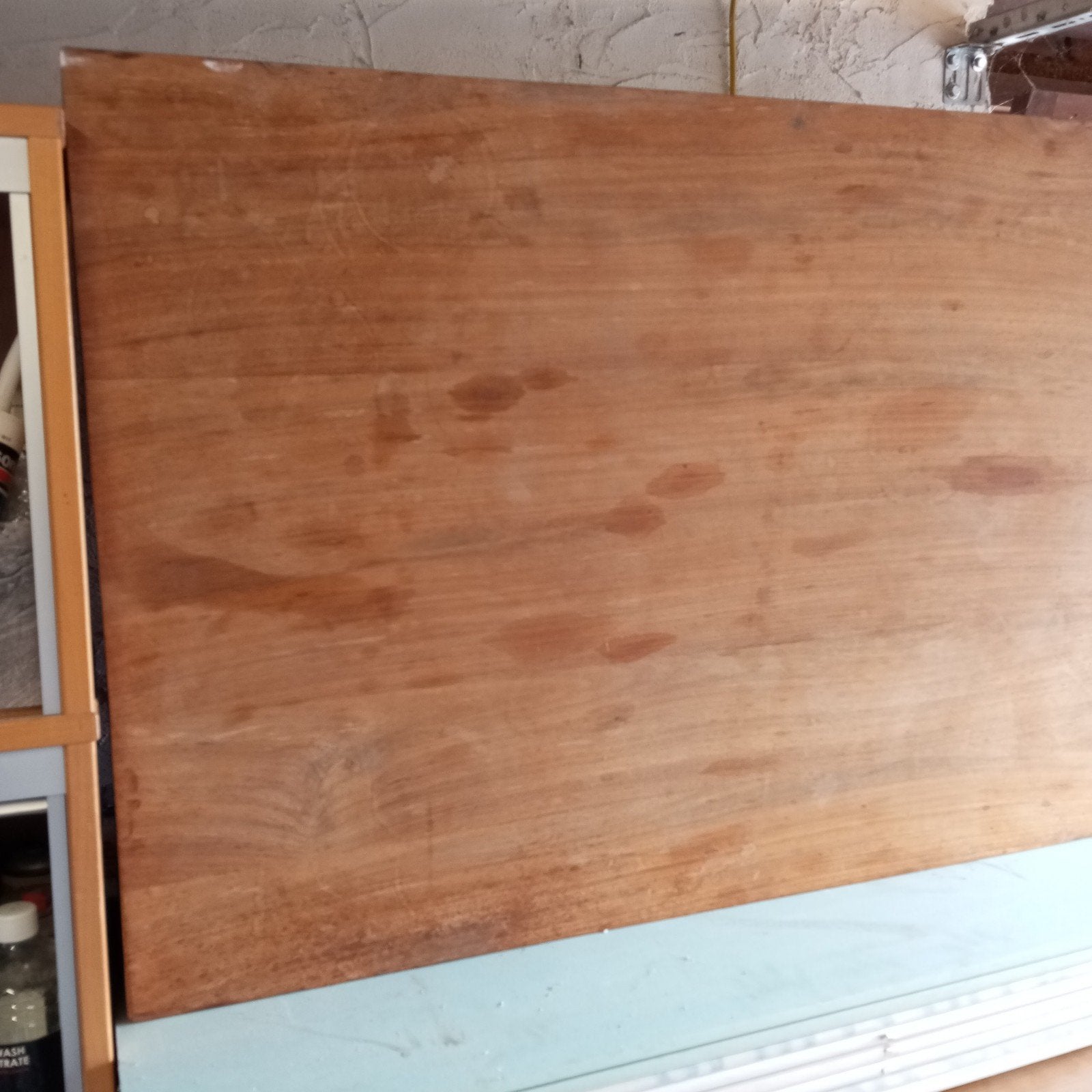 Table de salon en Teck à rafraîchir., Ophalen, Gebruikt, 100 tot 150 cm, Teakhout