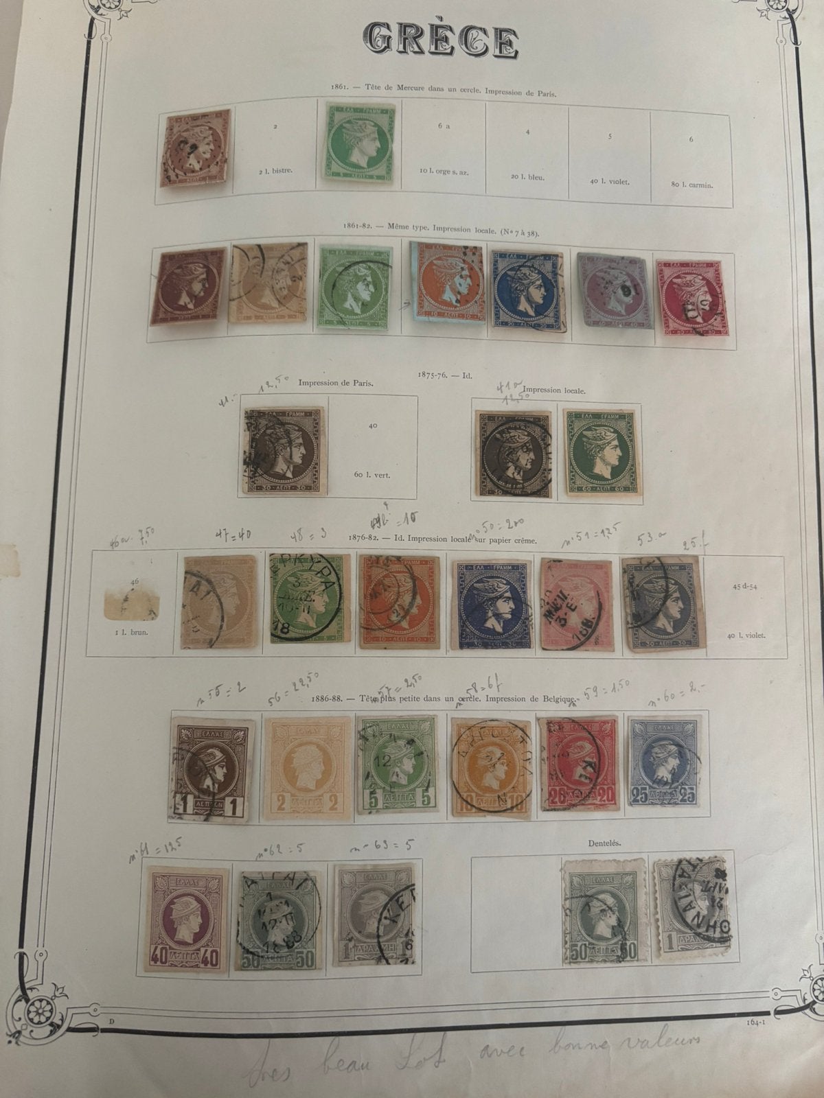 Postzegels griekenland gestempeld, Postzegels en Munten, Postzegels | Volle albums en Verzamelingen, Ophalen