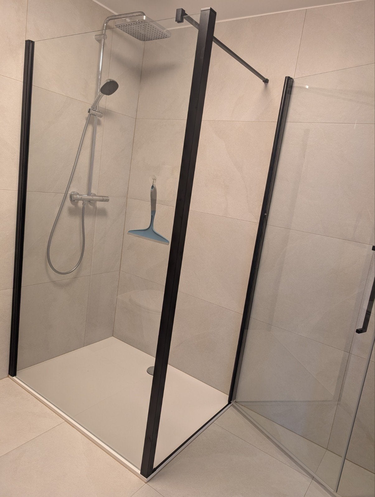 Douche glas zijwand Novellini NIEUW, Ophalen
