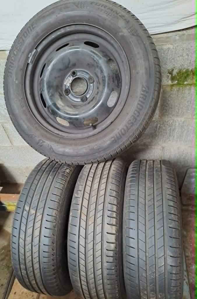 Jantes origine Citroën 15' avec pneus, Ophalen, 15 inch, Band(en)
