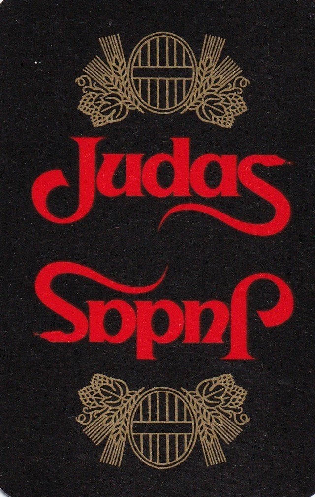 B 45 / S K JUDAS ZWART ROOD GOUD, Ophalen of Verzenden, Nieuw, Speelkaart(en)
